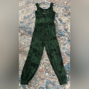 Purusha People Isis Green Tie-Dye Jumpsuit